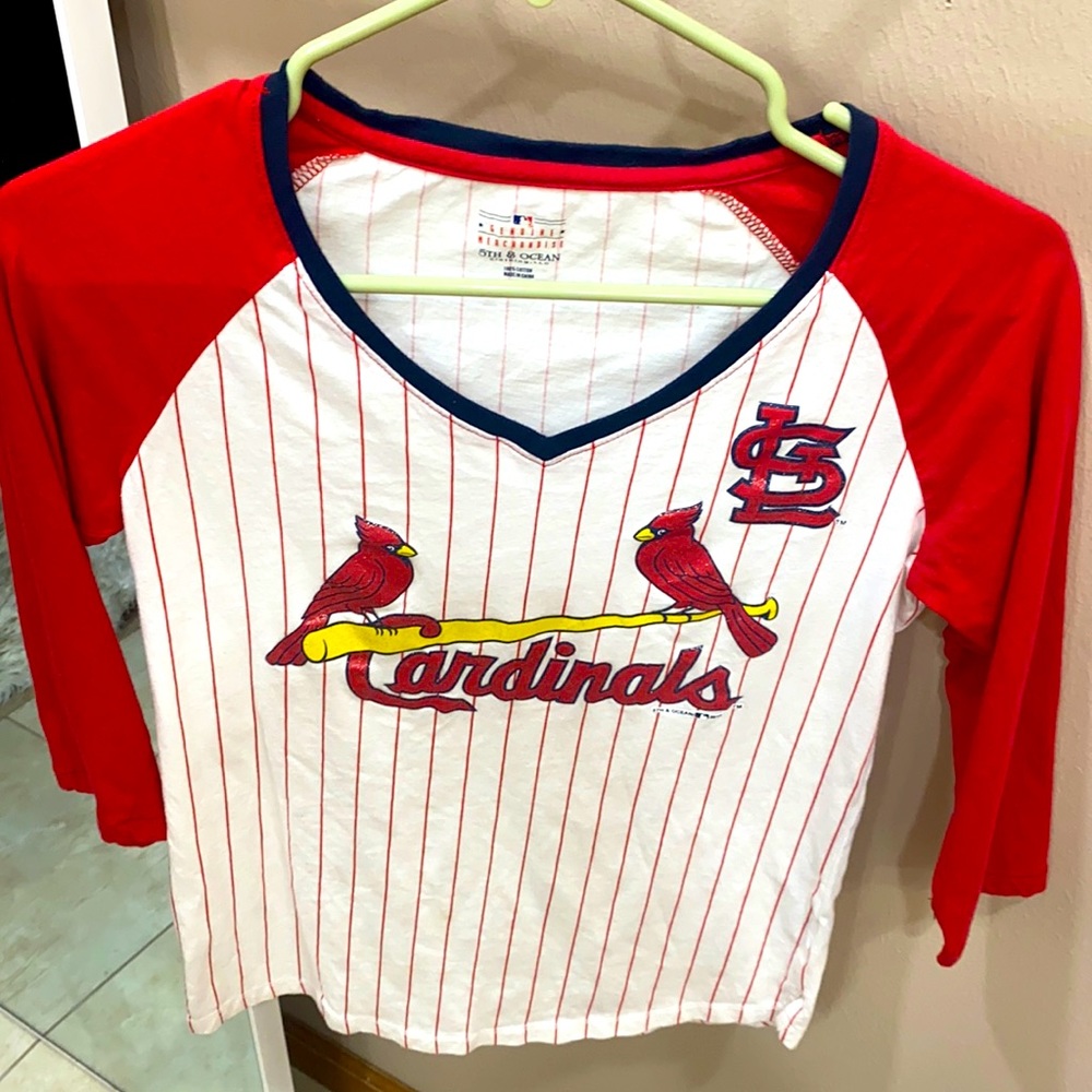 St. Louis cardinals 1/4 sleeve t shirt